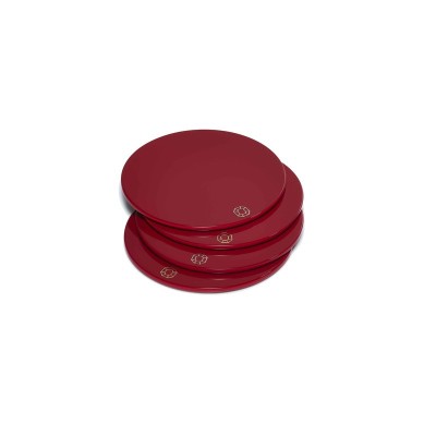 Sottobicchiere x 4 Octogone Rosso [53f1205a]