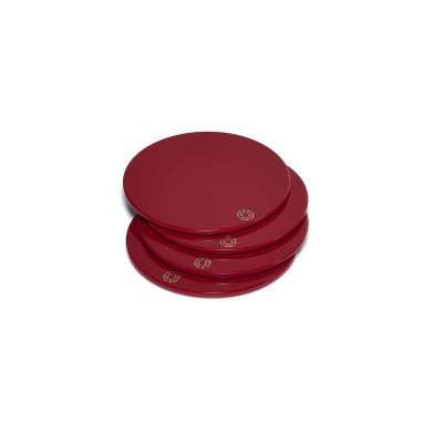 Sottobicchiere x 4 Octogone Rosso [53f1205a]