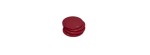 Sottobicchiere x 4 Octogone Rosso [53f1205a]
