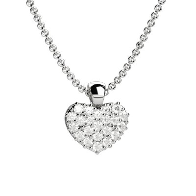 Pendente cuore oro e diamanti [a03b39d2]