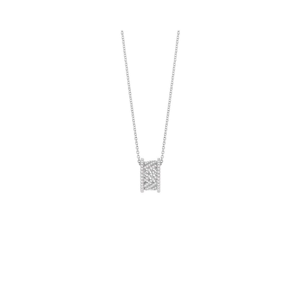 Collana Riflessi oro bianco con diamanti [2fb53ba6]