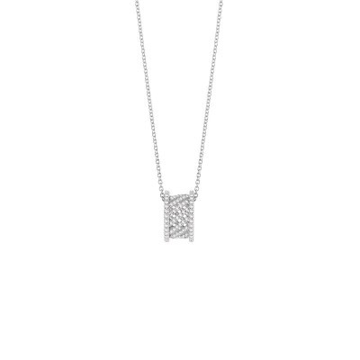 Collana Riflessi oro bianco con diamanti [2fb53ba6]