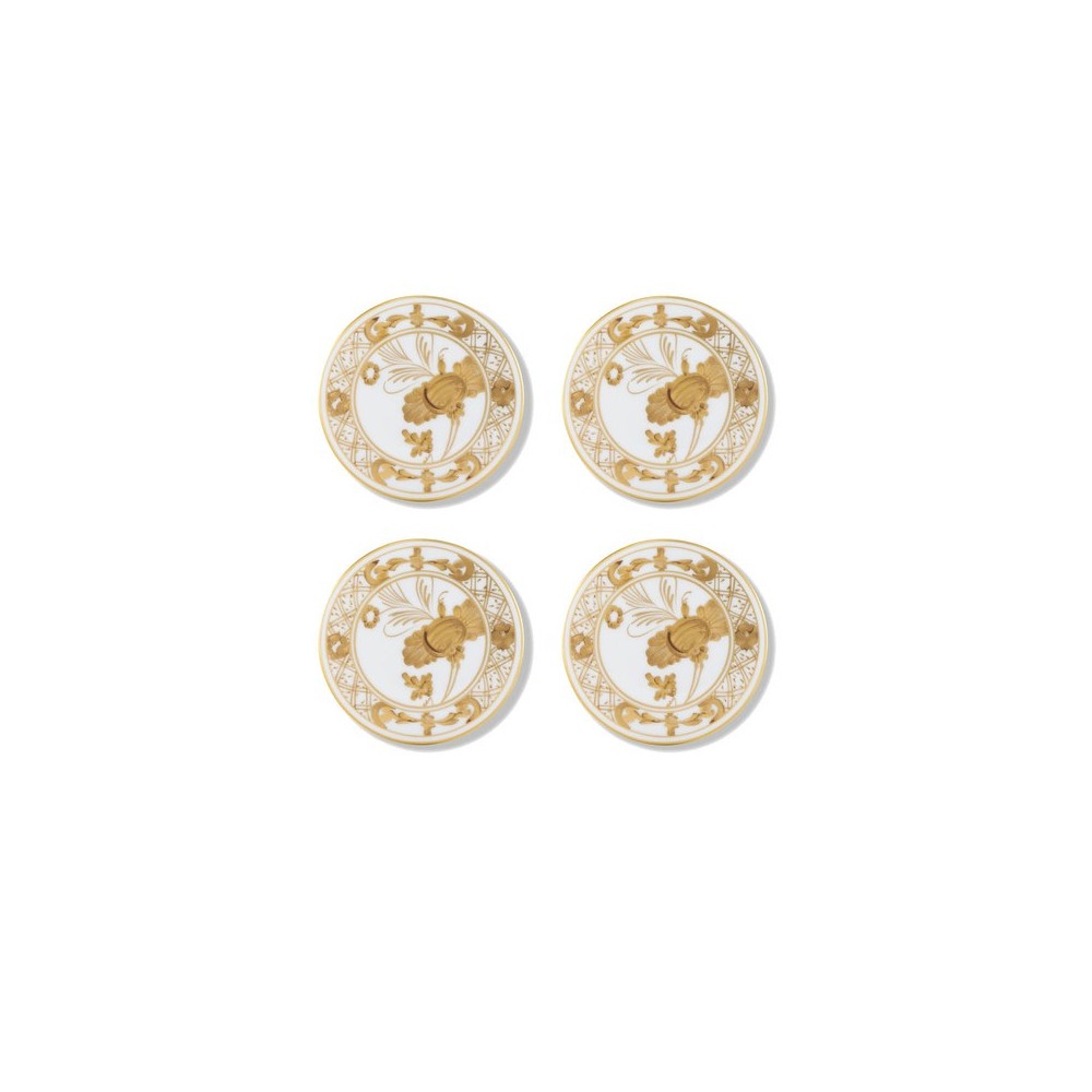 Set 4 pz Sotto Bicchiere Oriente Italiano Aurum [176ff2a0]