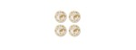 Set 4 pz Sotto Bicchiere Oriente Italiano Aurum [176ff2a0]