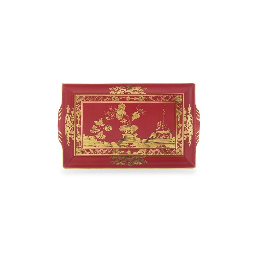Vassoio rettangolare con manici Rubrum [ad73d44d]