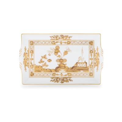 Vassoio rettangolare con manici Aurum [ab78159d]