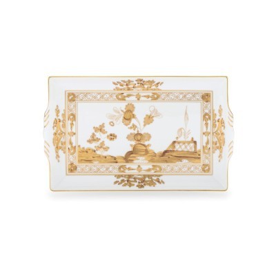 Vassoio rettangolare con manici Aurum [ab78159d]