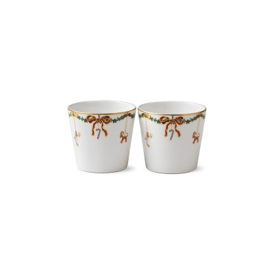 Set 2 Tazze da portata Star Fluted Christmas 30 cl [a5182ad9]