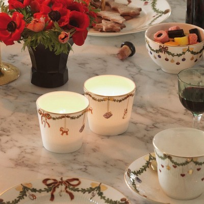 Set 2 Tazze da portata Star Fluted Christmas 30 cl [a5182ad9]