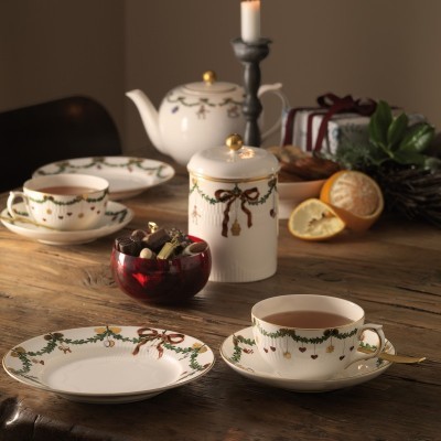 Piatto dessert Star Fluted Christmas 19cm [5daa6210]