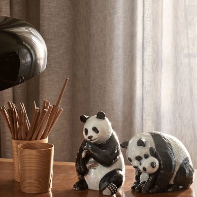 Figurina Panda che mangia 18cm [d91a6b47]