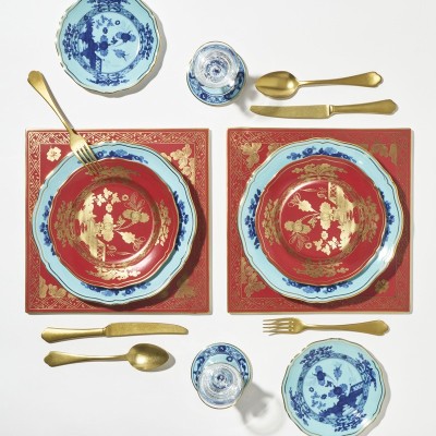 Set 2 Sottopiatti quadrati Oriente Italiano Rubrum [1a0997fb]