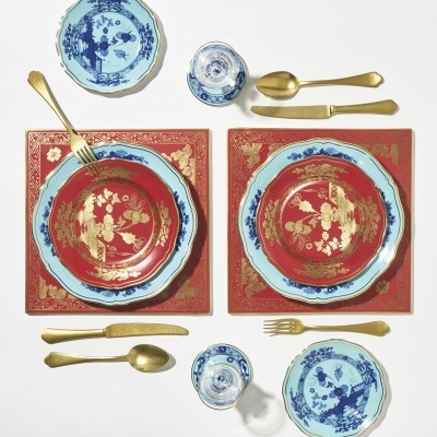 Set 2 Sottopiatti quadrati Oriente Italiano Rubrum [c32fd4f6]