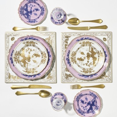 Set 2 Sottopiatti quadrati Oriente Italiano Aurum [ce3f08e8]
