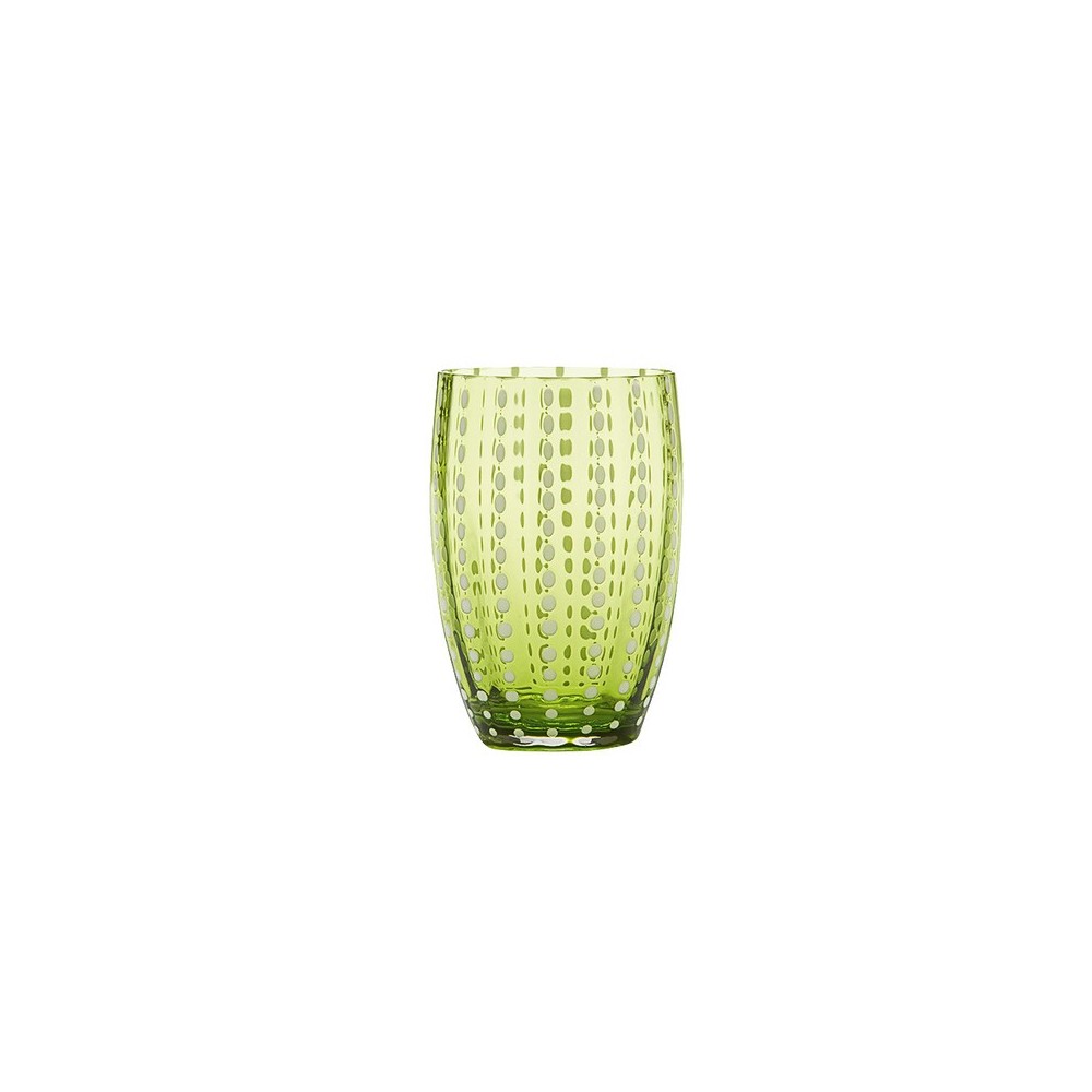 Bicchiere acqua Perle Verde Mela [c7f31227]
