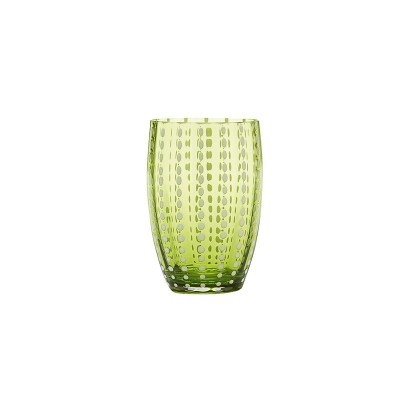 Bicchiere acqua Perle Verde Mela [c7f31227]