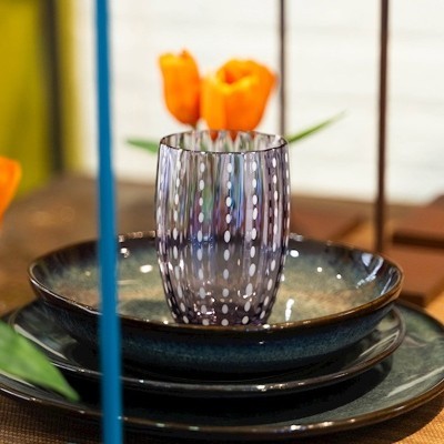 Bicchiere acqua Perle Lavanda [4e067b25]