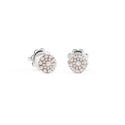 Orecchini Margherita oro rosa con diamanti [6641a10c]