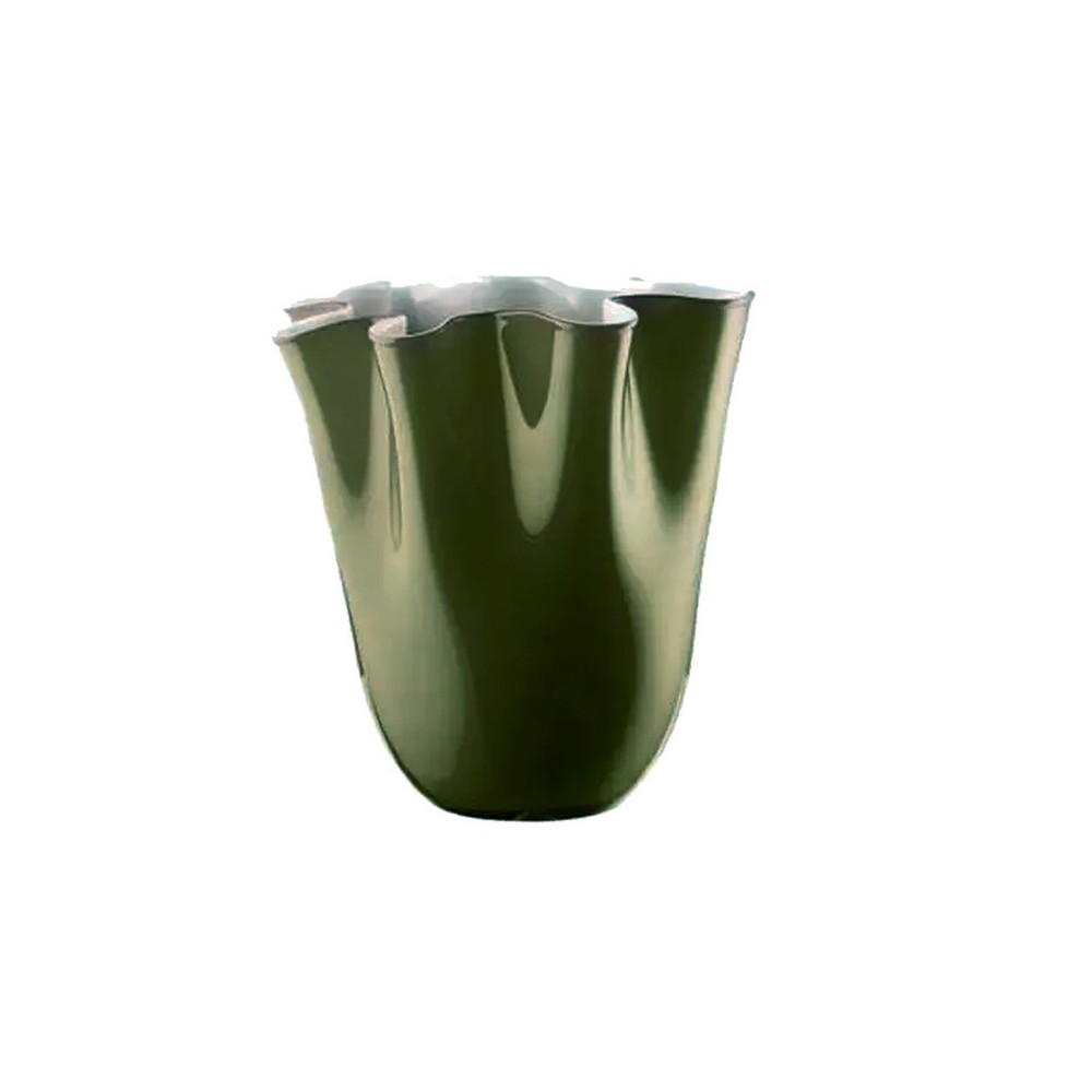 Vaso Wave Opale Verde Bosco 31 cm [19dce059]