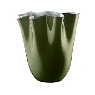 Vaso Wave Opale Verde Bosco 31 cm [19dce059]