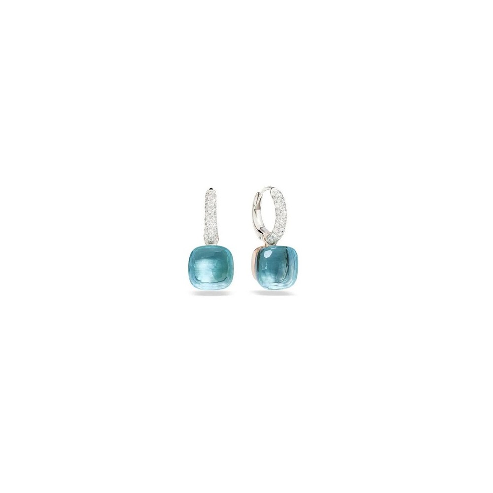 Orecchini Nudo Classic Topazi Azzurri [c39625c9]