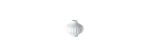 Vaso 8 cm Weiss Plissee [78ee3655]