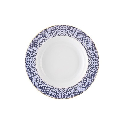 Piatto fondo 22 cm Carreau Blu [faae24eb]