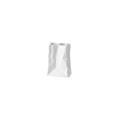 Vaso sacchetto  Tütenvase 9 cm Weiss [4192adc2]