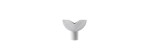 Vaso 10 cm Weiss matt Totem [84153632]