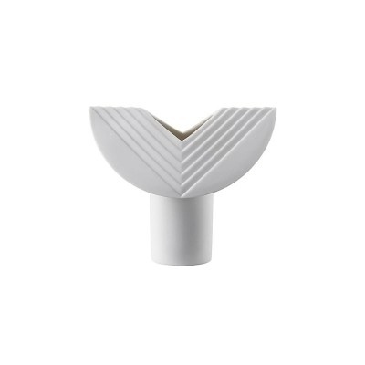 Vaso 10 cm Weiss matt Totem [5d33753f]