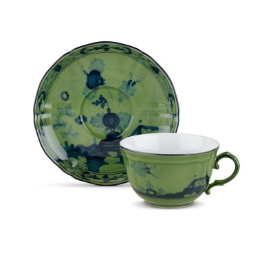 Tazza tè cc 240 Oriente Italiano Malachite [e2f534c6]
