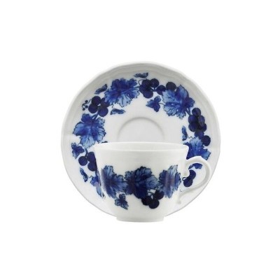 Piatto caffè cm 13,5 Babele Blu [55de3887]