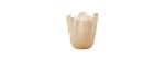 Vaso Fazzoletto Opalino Pesca/Lattimo H 24 cm [0d3a21dc]