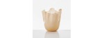 Vaso Fazzoletto Opalino Pesca/Lattimo H 24 cm [d41c62d1]