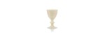 Candela bicchiere Harcourt Avorio 20 cm [a3111840]