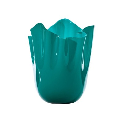 Vaso Fazzoletto Opalino Paraiba H.31 cm [d1e81415]