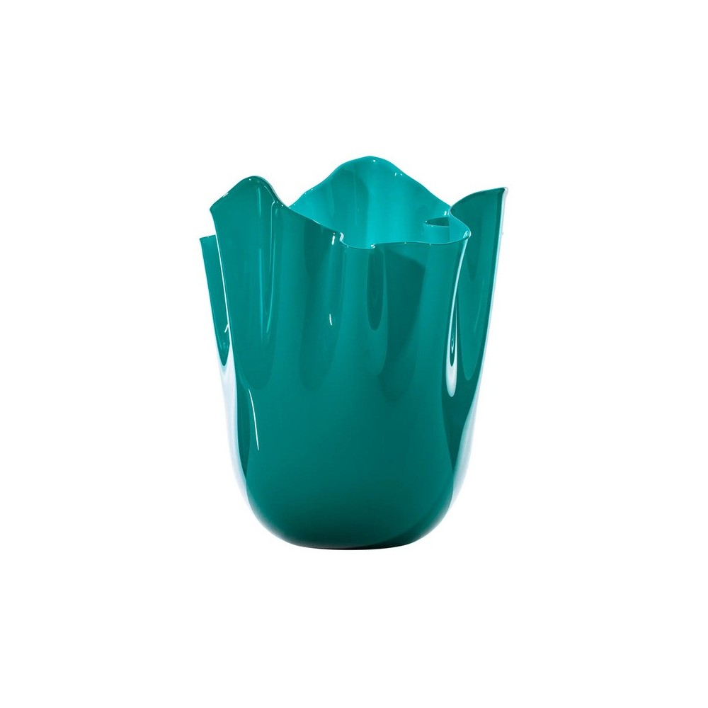 Vaso Fazzoletto Opalino Paraiba H.31 cm [d1e81415]