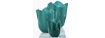 Vaso Fazzoletto Opalino Paraiba H.31 cm [08ce5718]