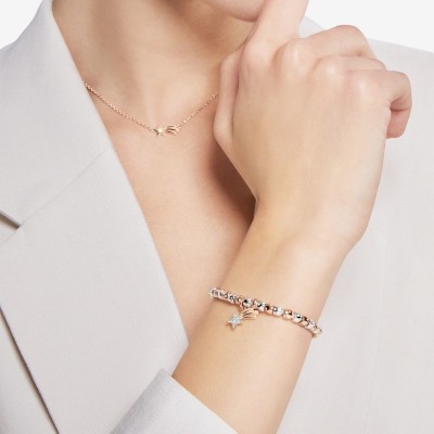 Charm Stella Cometa oro rosa 9kt [e74eb7d2]