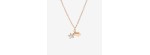 Charm Stella Cometa oro rosa 9kt [550331c8]