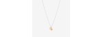 Charm Dodo oro rosa 9kt 1 Zaffiro Blu [55cf37e2]
