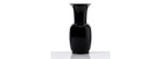 Vaso Opalino Nero H. 42 cm [c2e27662]