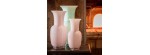 Vaso Opalino Rosa Cipria H. 36 cm [6208153d]