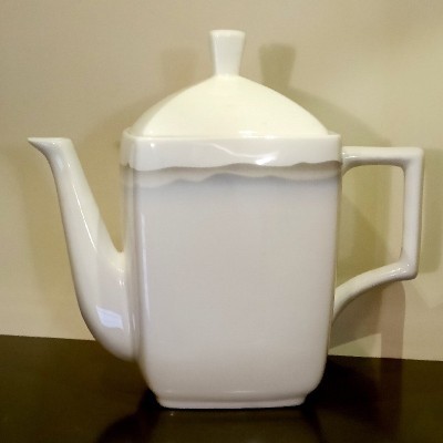 Caffettiera con coperchio quadrata Vela [d7d0d8af]