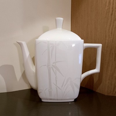 Caffettiera con coperchio quadra Vela [6f16ffa8]
