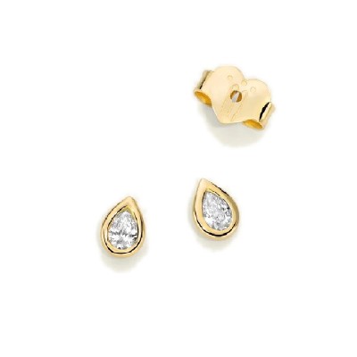 Orecchini con diamante a goccia [dfd2b6dd]