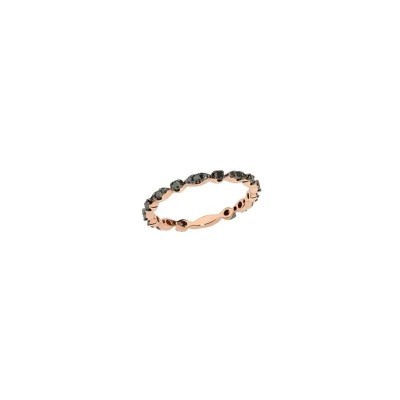 Anello Eternelle oro rosa e diamanti neri [a3d60f07]
