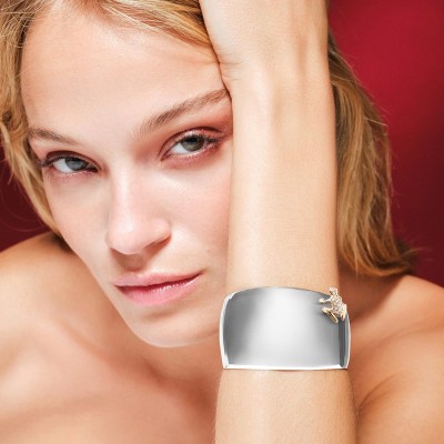 Bracciale Happy Frog Classico oro e diamanti [d7e46d09]