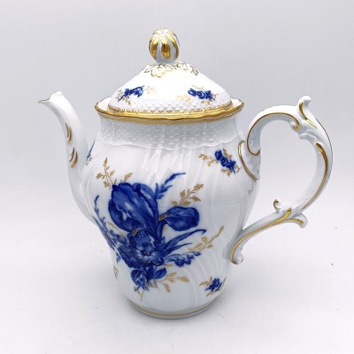 Caffettiera con coperchio Vecchio Ginori [38ba175c]