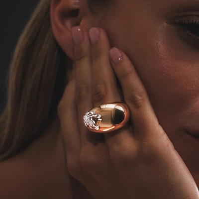 Anello Happy Frog Gold oro e diamanti [68e99251]